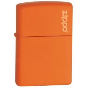 Zapalniczka benzynowa Zippo Logo Orange Matte